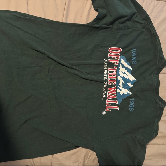 Vans Green Long sleeve large - Picture 2 of 3
